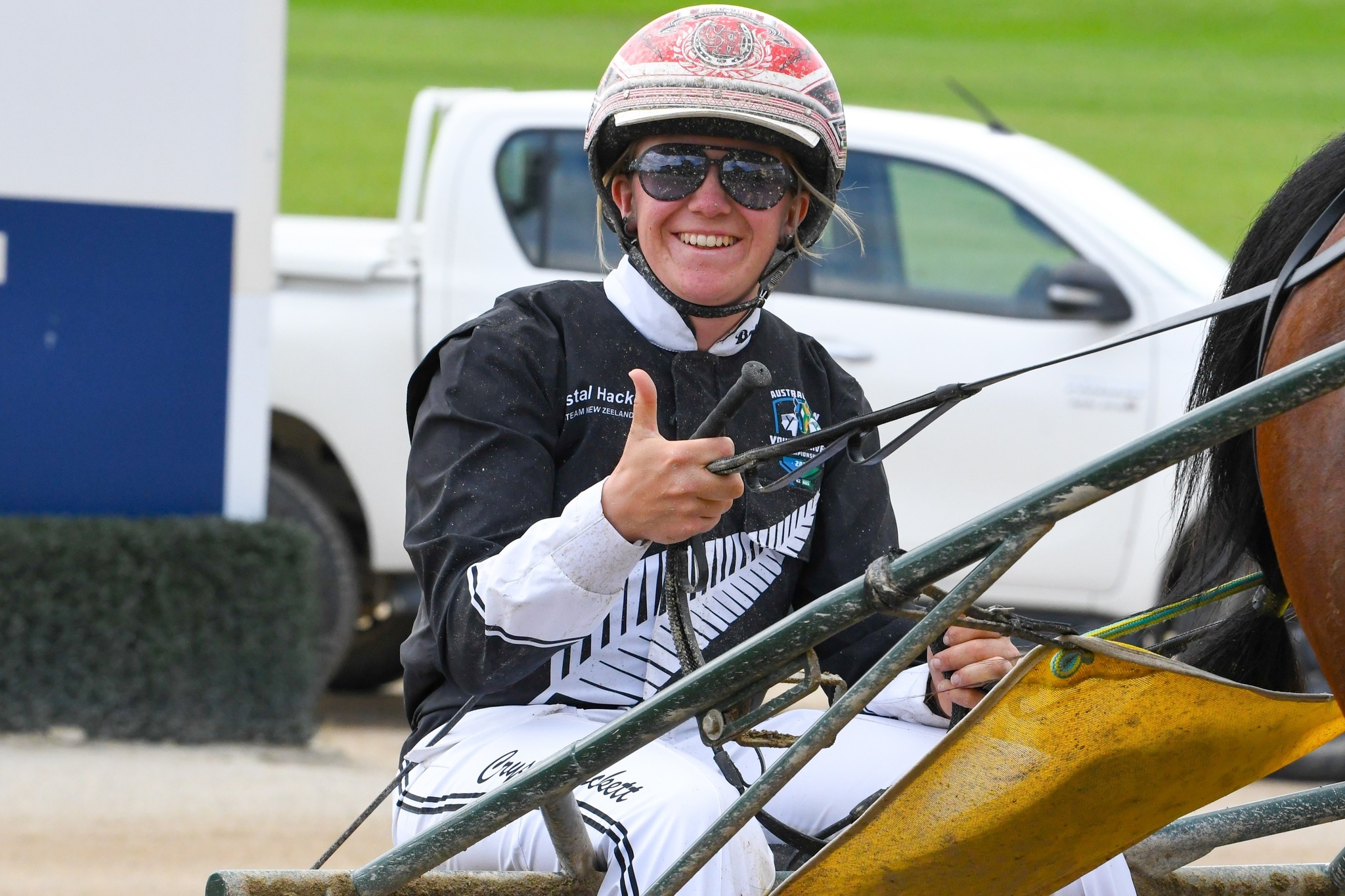 CRYSTAL HACKETT HEAT 2 THUMBS UP