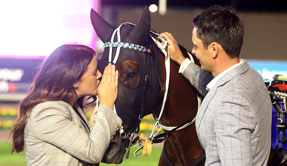 David and Stacey White Bet N Win kiss Fred Shaw Addington blog March 2025