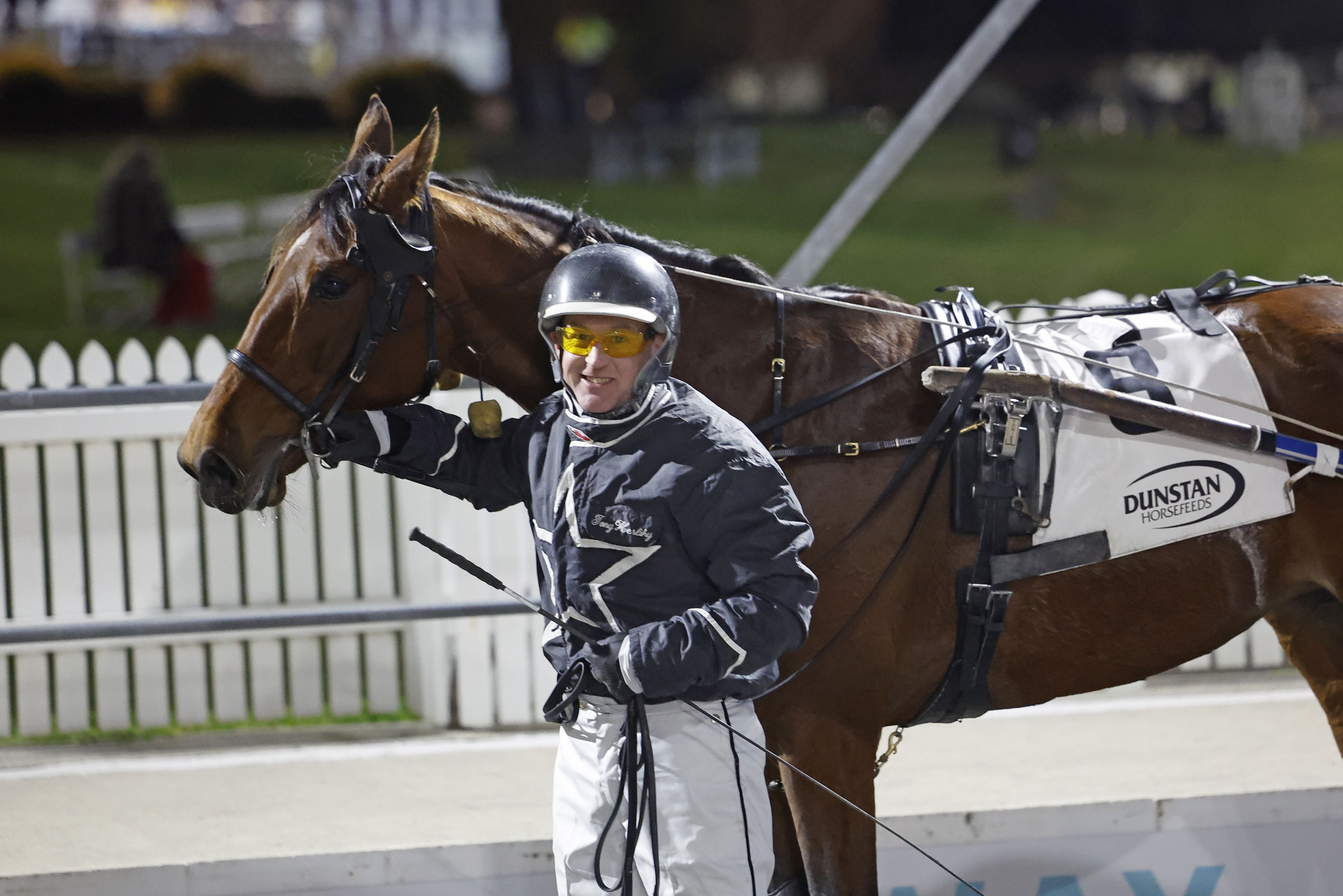 Tony Cameron and 200th winner Regal Girl 23 A2651