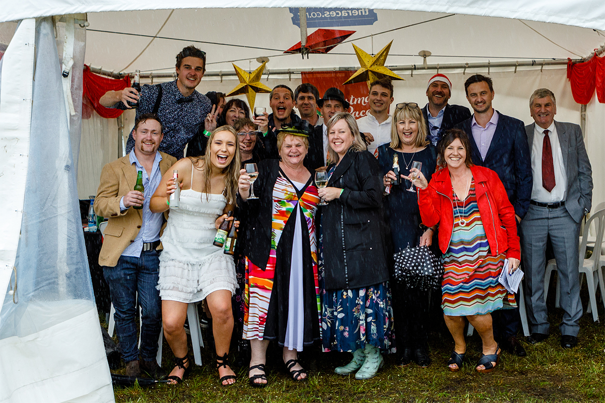 Christmas party marquee